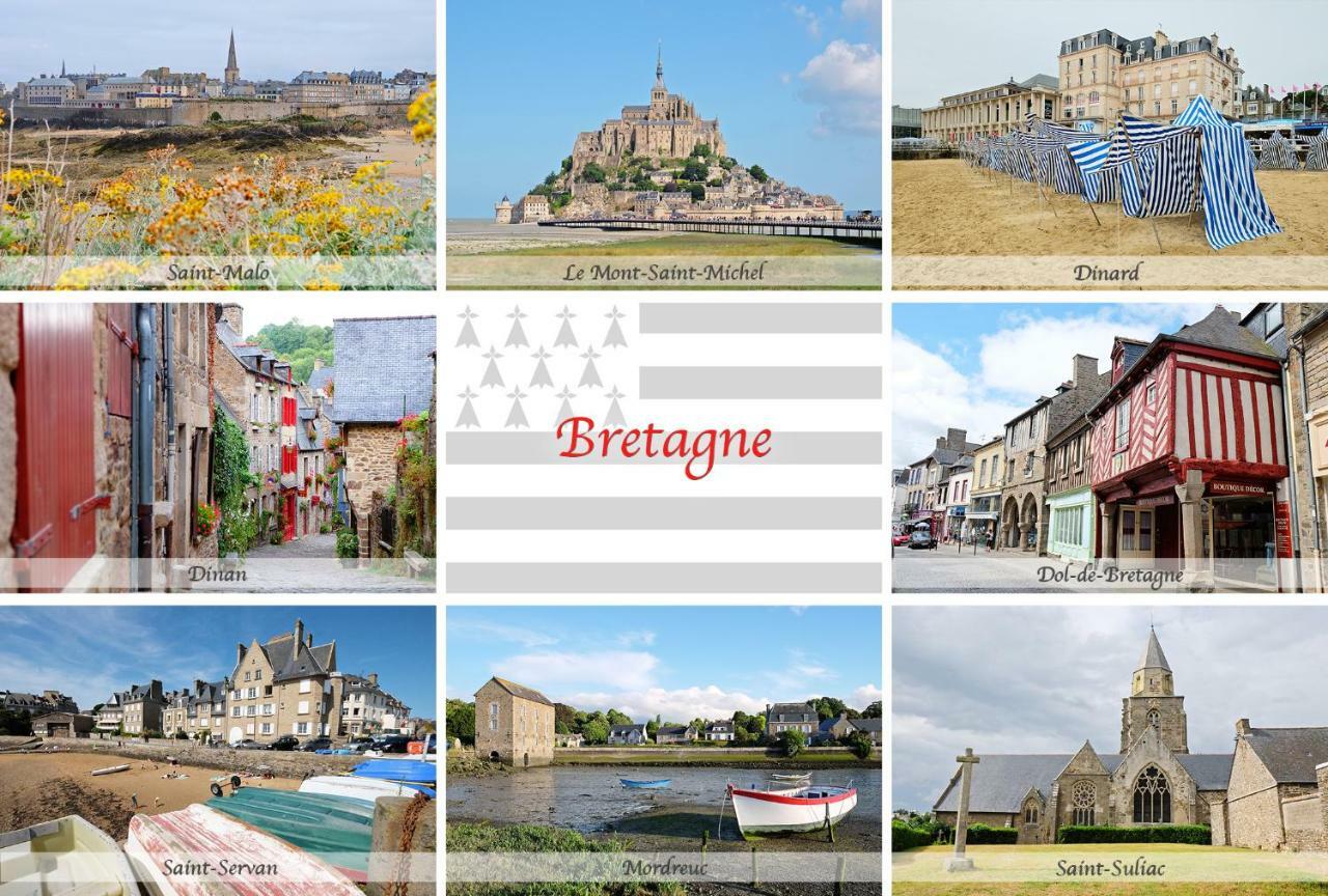 Bed and Breakfast Le Jardin A Mordreuc Pleudihen-sur-Rance Exteriér fotografie